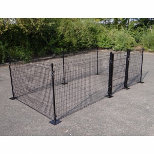 Chicken fence Rectangle | with footplates