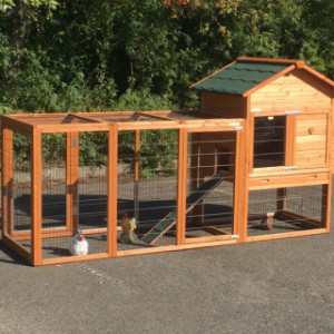 Chicken coop Prestige Medium with large run and laying nest