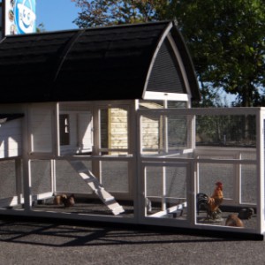 Chicken coop Kathedraal XL with large run