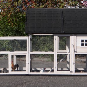 Chicken coop Kathedraal XL with large run