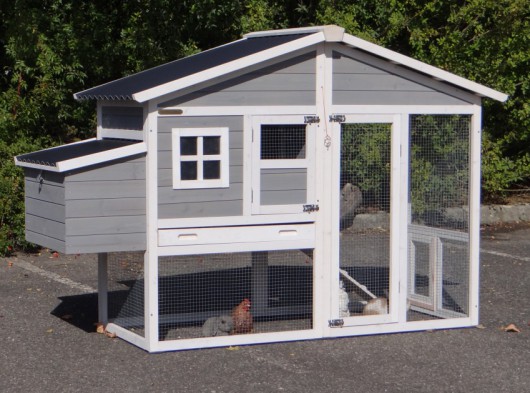 Rabbit hutch Niels with nesting box 187x72x120cm