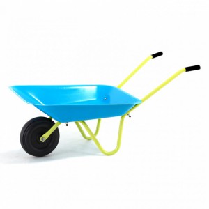 Wheelbarrow for children turqoise Hörby Bruk 75x38x28cm