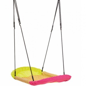 The nest swing offers a lot of swinging fun