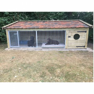 Dog kennel Rex 2XL with sleeping compartment 441x182x163cm