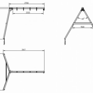Dimensions of the @swing swing extension