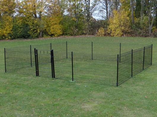 Fence Square black 600x600x123cm