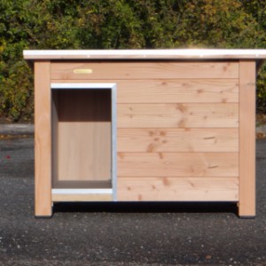 Dog house Ferro is suitable for a English Cocker Spaniel, Friesian Stabby or Border Collie