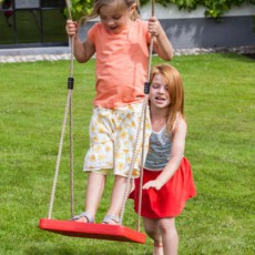 The foot swing offers a lot of swinging fun