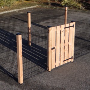 Fence Rectangle | fence with wooden gate