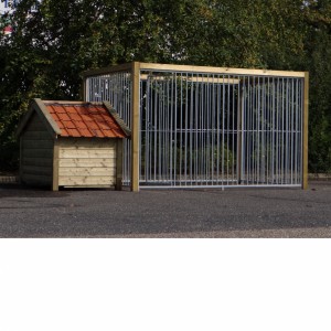 Dog kennel Flinq with insulated sleeping compartment Snuf