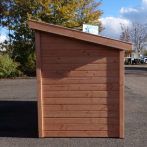 Have a look on the side of dog kennel Max 1