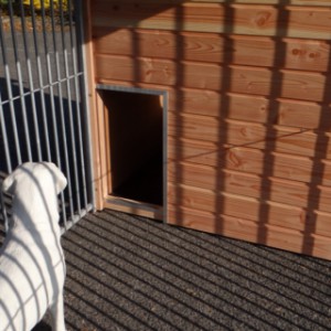 The dog kennel Max 3 has a large opening to the sleeping compartment