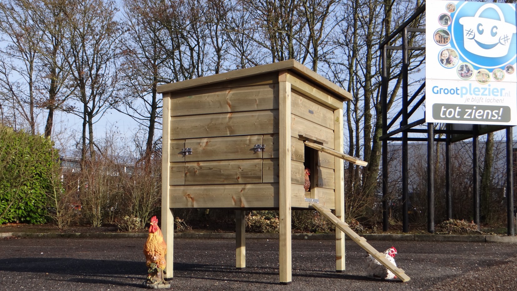 Chicken coop Chicky 2, best Dutch quality