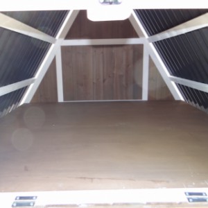 Storage  loft in hen house Pip