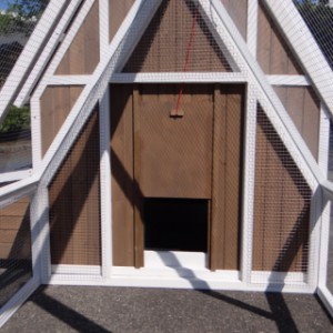 Opening to the run Chicken Coop Pip