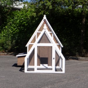 Chicken house Pip - Large chicken coop with run and laying nest