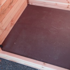 Floor of the sleeping compartment made of film-coated plywood 12mm