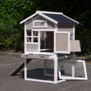 Because of the many openings you can clean the rabbit hutch Jason easily