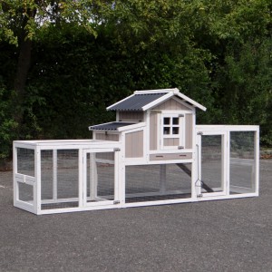 Chicken coop Joas with laying nest and double run