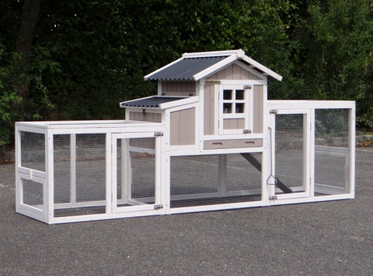 Chicken coop Joas with laying nest and double run