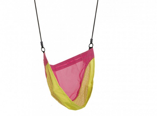 Cocoon swing Denoh • magenta/lime green