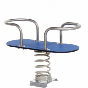 Stainless steel Spring rider with a modern look for privat and professional usage