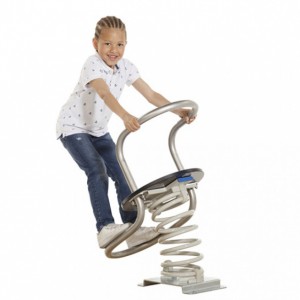 Modern Stainless steel Spring rider for your children!