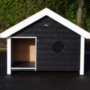 The dimensions of the pig house BINQ are 219x154x164cm