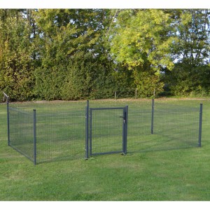 Chicken fence Rectangle Antraciet 5x2,5 m