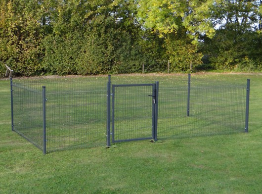 Chicken fence Rectangle Antraciet 5x2,5 m.