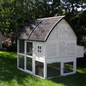 Chicken coop with laying nest
