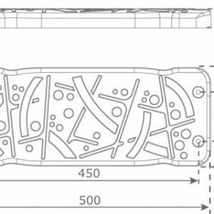 Various dimensions of the swing seat Curve XL