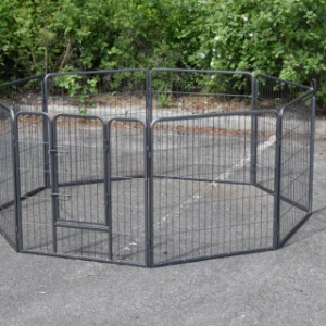 Solid puppy enclosure Octa in a circle, height 80cm