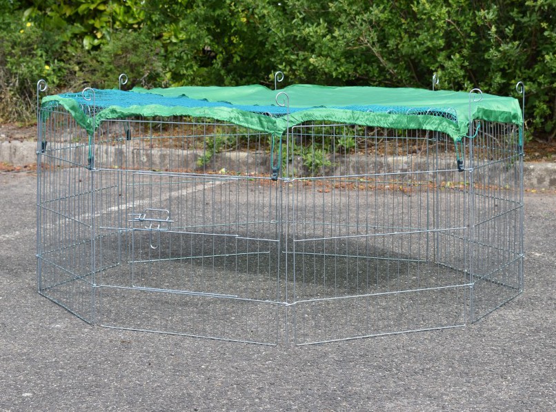 Rabbit playpen hot sale with cover