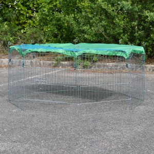 Rabbit enclosure 8 panels with cover height 60cm