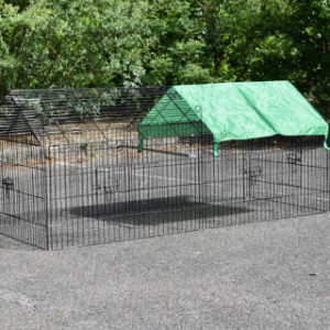 Outside run for your rabbits with sunshade 180x75x75cm