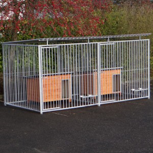 Dog kennel FLINQ double 2x4 m