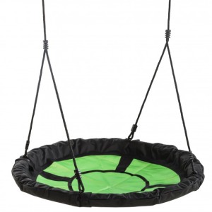 Nest swing Swibee is provided with black rope