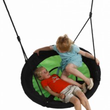 The nest swing offers a lot of playing fun