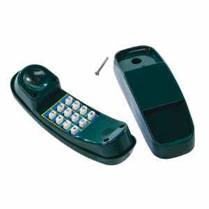 Plastic telephone green