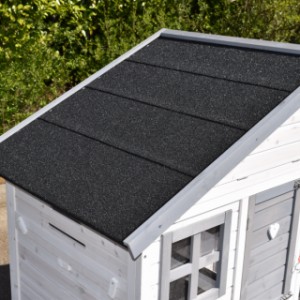 The combination is provided with black roofing felt