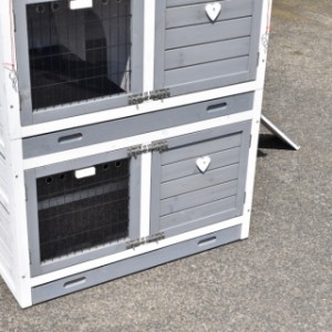 Rabbit house Double Medium with right run | sleeping cabins for rabbits