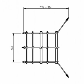 Various dimensions of the climbing net @net