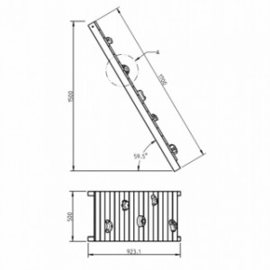 Varios dimensions of the climbing wall @wall