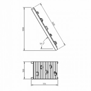 Various dimensions of the climbing wall @wall