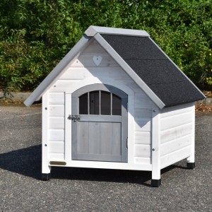 Small doghouse, beautiful design, for a smaller dog