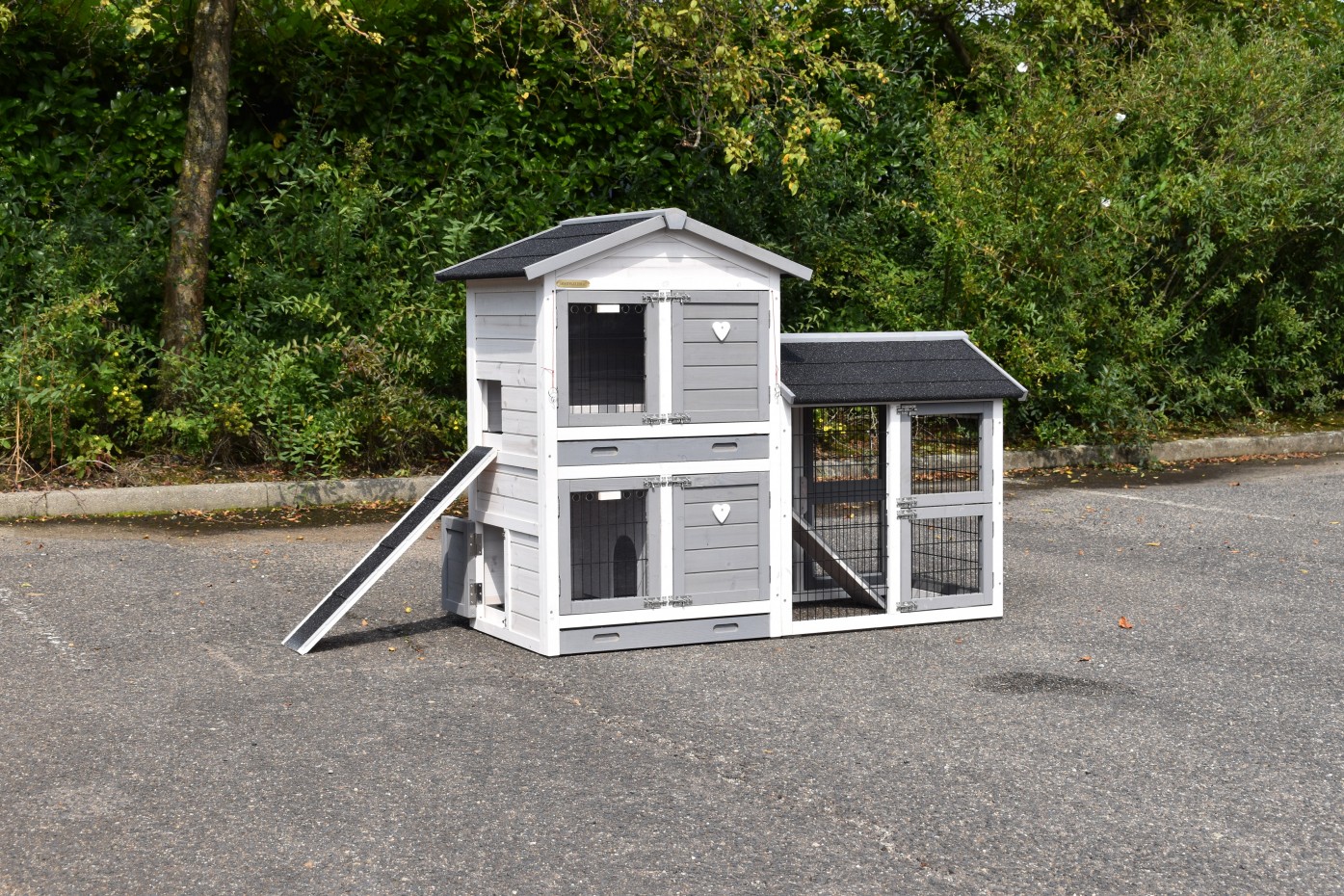 Guinea pig hutch Double Small with run