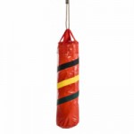 Red punching bag