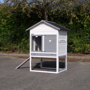 The hutch Prestige Medium is a beautiful place for your chickens