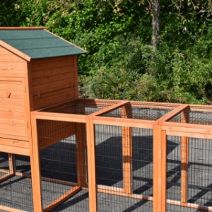 The chickencoop Prestige Large  with run Space Large and run Functional